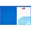 JAM Paper Heavy Duty Plastic Multi Pocket Folders, 4 Pocket Organizer, Blue, 2 Folders Thumbnail 3
