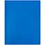 JAM Paper Heavy Duty Plastic Multi Pocket Folders, 4 Pocket Organizer, Blue, 2 Folders Thumbnail 2
