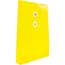 JAM Paper Plastic Envelopes with Button & String Tie Closure, 6 1/4" x 9 1/4", Yellow, 12/PK Thumbnail 3