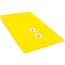 JAM Paper Plastic Envelopes with Button & String Tie Closure, 6 1/4" x 9 1/4", Yellow, 12/PK Thumbnail 2