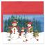 JAM Paper Christmas Holiday Cards Set with Envelopes, Frosty Family, 16 Card Set Thumbnail 1