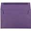 JAM Paper A9 Premium Invitation Envelopes, 5 3/4" x 8 3/4", Dark Purple, 50/BX Thumbnail 2