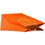 JAM Paper Glossy Gift Bags with Rope Handles, 8" x 4" x 10", Orange, 6/PK Thumbnail 2