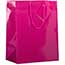 JAM Paper Glossy Gift Bags with Rope Handles, 10" x 5" x 13", Hot Pink, 6/PK Thumbnail 1