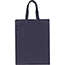 JAM Paper Kraft Gift Bag, 10" x 5" x 13", Navy Blue Matte Recycled Thumbnail 2