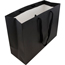 JAM Paper Heavy Duty Kraft Gift Bags, Extra Large (17" x 13" x 6"), Black Matte Recycled, 3/PK Thumbnail 2