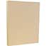JAM Paper Recycled Cardstock, Letter, 8 1/2" x 11", 80 lb., Passport Sandstorm Brown, 50/RM Thumbnail 1