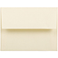 JAM Paper A2 Strathmore Invitation Envelopes, 4 3/8" x 5 3/4", Ivory Wove, 250/PK Thumbnail 1