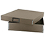 JAM Paper File Box, 12" x 9 1/2" x 2 1/4", Brown Kraft Thumbnail 1