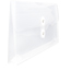 JAM Paper #10 Plastic Envelopes with Button and String Tie Closure, 5 1/4" x 10", Clear Poly, 12/PK Thumbnail 3
