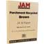 JAM Paper Recycled Parchment Paper, 8 1/2 x 11, Brown, 500/RM Thumbnail 1