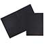JAM Paper Two Pocket Business Folders, Textured Linen, Black, 100/BX Thumbnail 1