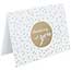 JAM Paper Greeting Card Set with Envelopes, 3.5" x 4.88", Gold Tiny Dot, 10 Card Set Thumbnail 4