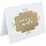 JAM Paper Foil Banner Note Card Set, Gold Banner, 10 Card Set Thumbnail 4