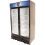 Bison Refrigeration Two Glass Door Reach-In Refrigerator, 44 1/2" x 28 1/3" x 79 1/3" Thumbnail 1