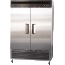 Bison Refrigeration Two Door Stainless Steel Reach-In Freezer Thumbnail 1