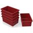 Jonti-Craft Cubbie Trays, 8.6"W x 13.5"D x 5.3"H, Red Thumbnail 2