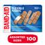 BAND-AID Flexible Fabric Adhesive Bandages for Wound Care, Assorted Sizes, 100/Box Thumbnail 2