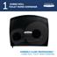 Kimberly-Clark Professional Jumbo Roll Toilet Paper Dispenser, with Stub Roll, 16.0 in x 13.88 in x 5.75 in, Black Thumbnail 2