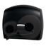 Kimberly-Clark Professional Jumbo Roll Toilet Paper Dispenser, with Stub Roll, 16.0 in x 13.88 in x 5.75 in, Black Thumbnail 1