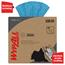 WypAll Power Clean Disposable Oil, Grease & Ink Cloths, Pop-Up Box, Blue, 5 Boxes Of 100 Cloths, 500 Cloths/Carton Thumbnail 5