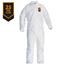 KleenGuard A40 Liquid/Particle Protection Coveralls, Zip Front, Elastic Wrists/Ankles, White, 2-XL, 25 Coveralls/Carton Thumbnail 2