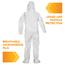 KleenGuard A40 Liquid/Particle Protection Coveralls, Zip Front, Elastic Wrists/Ankles/Hood/Boot, White, 2-XL, 25 Coveralls/Carton Thumbnail 3