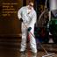 KleenGuard A40 Liquid/Particle Protection Coveralls, Zip Front, Elastic Wrists/Ankles/Hood/Boot, White, 2-XL, 25 Coveralls/Carton Thumbnail 6