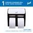 Scott Pro High Capacity Coreless Standard Roll Toilet Paper Dispenser, 11.25 in x 12.75 in x 6.19 in, White Thumbnail 2