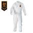 KleenGuard™ A20 Breathable Particle Protection Coveralls, Zip Front, Elastic Wrists/Ankles/Back, White, 2-XL, 24 Coveralls/Case Thumbnail 2