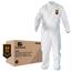 KleenGuard A20 Breathable Particle Protection Coveralls, Zip Front, Elastic Wrists/Ankles/Back, White, 2-XL, 24 Coveralls/Case Thumbnail 1