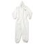 KleenGuard™ A20 Breathable Particle Protection Hooded Coveralls, Zip Front, Elastic Wrists/Ankles, White, 3-XL, 20 Coveralls/Carton Thumbnail 3