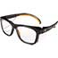 KleenGuard™ Maverick™ Safety Glasses, Clear Anti-Glare Lenses with Black Frame and Orange Tips Thumbnail 1