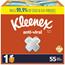 Kleenex Anti-Viral Facial Tissues, Cube Box, 3-Ply, 27 Boxes Of 55 Tissues, 1,485 Tissues/Carton
 Thumbnail 1