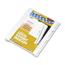Legal Tabs 80000 Series Legal Exhibit Index Dividers, Side Tab, "F", White, 25/Pack Thumbnail 3