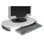 Kantek CRT/LCD Stand with Keyboard Storage, 23 x 13 1/4 x 3, Gray Thumbnail 2