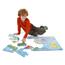 Melissa & Doug® World Map Floor Puzzle, 2' x 3' Thumbnail 3