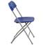 Flash Furniture HERCULES Series 800 lb. Capacity Premium Blue Plastic Folding Chair Thumbnail 2