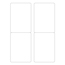 W.B. Mason Co. Rectangle Laser Labels, Master Case, 3-1/2 in x 5 in, White, 4/Sheet, 1,000 Sheets/Case Thumbnail 1