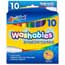 Liqui-Mark® Washable Markers, Broad, 10/ST Thumbnail 1