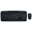 Logitech® MK320 Wireless Desktop Set, Keyboard/Mouse, USB, Black Thumbnail 5