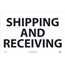 NMC™ Sign, Shipping & Receiving, 12'' x 18'', Aluminum Thumbnail 1
