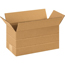 W.B. Mason Co. Multi-Depth Corrugated Boxes, 12" x 6" x 6", Kraft, 25/Bundle Thumbnail 1