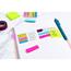 Post-it Notes Cube, 1-7/8 in x 1-7/8 in, Assorted Bright Colors, 400 Sheets/Cube, 3 Cubes/Pack Thumbnail 4