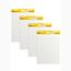 Post-it Super Sticky Easel Pad, Unruled, 25" x 30", White, 30 Sheets/Pad, 4 Pads/Carton Thumbnail 1