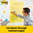 Post-it Super Sticky Easel Pad, Lined, 25" x 30", Yellow Paper, 30 Sheets/Pad, 2 Pads/Carton Thumbnail 6