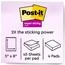 Post-it® Super Sticky Notes, 5 in x 8 in, Energy Boost Collection, Lined, 4/Pack Thumbnail 2
