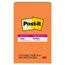 Post-it® Super Sticky Notes, 5 in x 8 in, Energy Boost Collection, Lined, 4/Pack Thumbnail 7