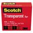 Scotch Transparent Tape, 1/2" x 1296", 1" Core, Clear Thumbnail 5