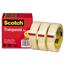 Scotch™ Transparent Tape 600 72 3PK, 1" x 2592", 3" Core, Transparent, 3/Pack Thumbnail 7